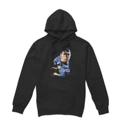 Star Trek Mens Spock Hoodie - M, Black