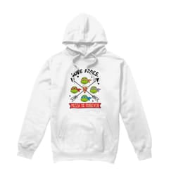 Teenage Mutant Ninja Turtles Mens Pizza Is Forever Hoodie - S, White
