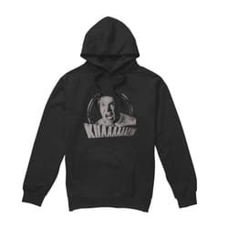 Star Trek Mens Khan Distressed Hoodie - XXL, Black