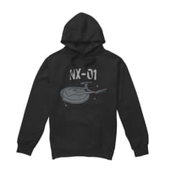 Star Trek Mens The OG NX Class Hoodie - XL, Black
