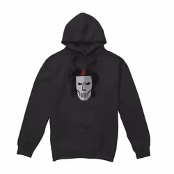 Teenage Mutant Ninja Turtles Mens Casey Jones Mask Hoodie - XL, Black