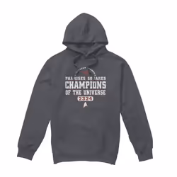 Star Trek Mens Champions Hoodie - S, Charcoal