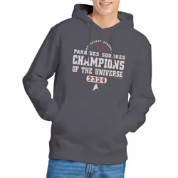 Star Trek Mens Champions Hoodie - S, Charcoal