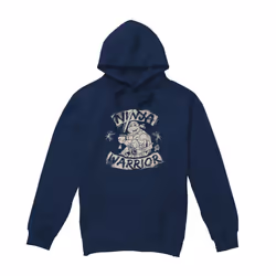 Teenage Mutant Ninja Turtles Mens Ninja Warrior Hoodie - XXL, Navy