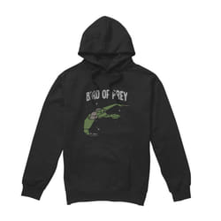 Star Trek Mens The Bird of War Hoodie - S, Black