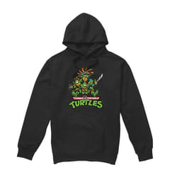 Teenage Mutant Ninja Turtles Mens Manga Turtles Hoodie - XXL, Black