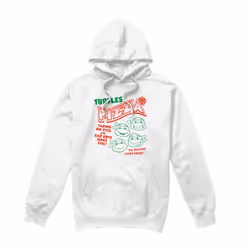Teenage Mutant Ninja Turtles Mens Turtles Pizza Hoodie - L, White