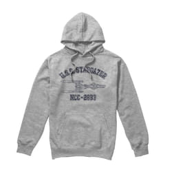 Star Trek Mens Stargazer Athletic Hoodie - S, Sport Heather