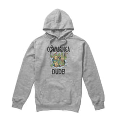 Teenage Mutant Ninja Turtles Mens Cowabunga Dude Hoodie - L, Sport Heather