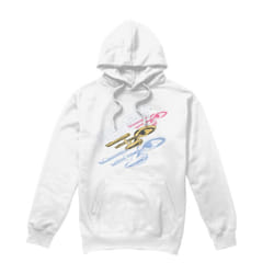 Star Trek Mens Tri Enterprise Retro Hoodie - XXL, White