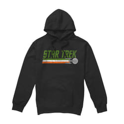 Star Trek Mens Irish Enterprise Hoodie - S, Black