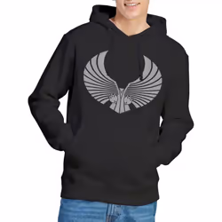 Star Trek Mens Romulan Logo Hoodie - XXL, Black