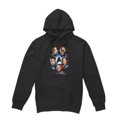 Star Trek Mens Starfleet's Finest Hoodie - S, Black