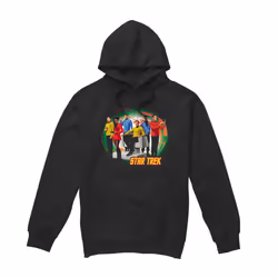 Star Trek Mens Enterprise's Finest Hoodie - S, Black