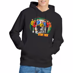 Star Trek Mens Enterprise's Finest Hoodie - S, Black