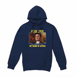 Star Trek Mens The Squire of Gothos Hoodie - S, Navy