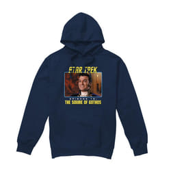 Star Trek Mens The Squire of Gothos Hoodie - S, Navy