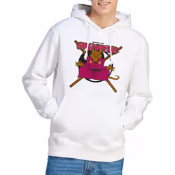Teenage Mutant Ninja Turtles Mens Radical Rat Splinter Hoodie - S, White