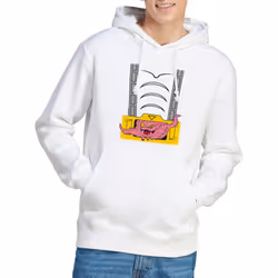Teenage Mutant Ninja Turtles Mens Krang Suit Hoodie - XL, White