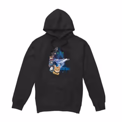 Star Trek Mens Feline Galaxy Hoodie - L, Black