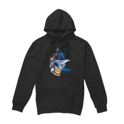 Star Trek Mens Feline Galaxy Hoodie - L, Black