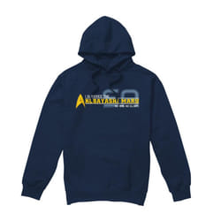 Star Trek Mens I Survived Hoodie - XL, Navy