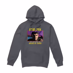 Star Trek Mens Balance of Terror Hoodie - XL, Charcoal