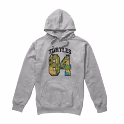 Teenage Mutant Ninja Turtles Mens 84 Turtles Hoodie - M, Sport Heather
