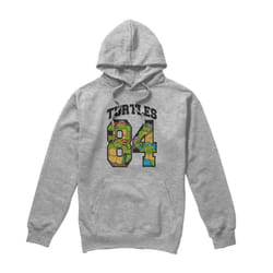 Teenage Mutant Ninja Turtles Mens 84 Turtles Hoodie - M, Sport Heather