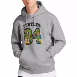 Teenage Mutant Ninja Turtles Mens 84 Turtles Hoodie - M, Sport Heather