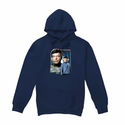 Star Trek Mens Leonard McCoy Hoodie - XXL, Navy