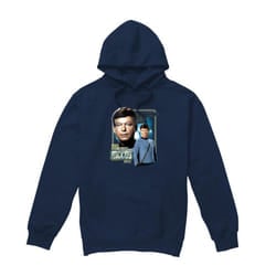 Star Trek Mens Leonard McCoy Hoodie - XXL, Navy