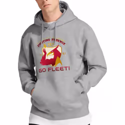 Star Trek Mens Fighting Phoenix Hoodie - S, Sport Heather