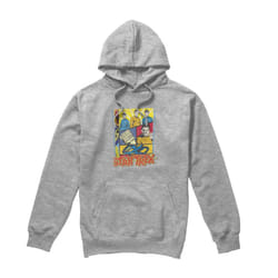 Star Trek Mens Vintage Collage Hoodie - XXL, Sport Heather