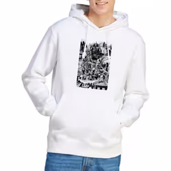 Teenage Mutant Ninja Turtles Mens Take Down Shredder Hoodie - XXL, White