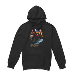 Star Trek Mens Voyager Crew Hoodie - XXL, Black