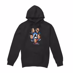 Star Trek Mens Starfleet's Finest Hoodie - XXL, Black