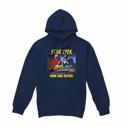 Star Trek Mens Episode 71 Hoodie - XXL, Navy