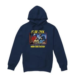 Star Trek Mens Episode 71 Hoodie - XXL, Navy