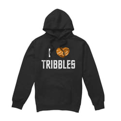 Star Trek Mens I Heart Tribbles Hoodie - XXL, Black