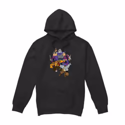 Teenage Mutant Ninja Turtles Mens Shredder And Foot Clan Hoodie - XXL, Black