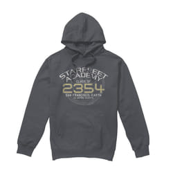 Star Trek Mens Graduation Captain Sisko Hoodie - XXL, Charcoal