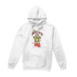 Teenage Mutant Ninja Turtles Mens Green Greetings Christmas Scene Hoodie - XXL, White