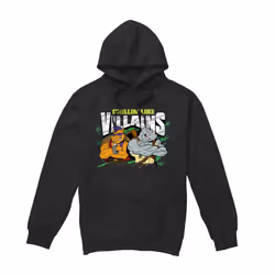 Teenage Mutant Ninja Turtles Mens Chillin Like Villains Hoodie - XXL, Black