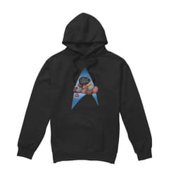 Star Trek Mens Five Year Nap Hoodie - S, Black