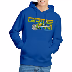 Teenage Mutant Ninja Turtles Mens Game On! Hoodie - XL, Royal Blue