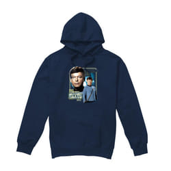 Star Trek Mens Leonard McCoy Hoodie - S, Navy