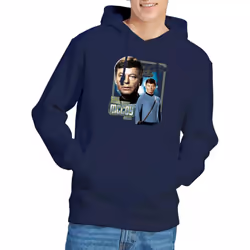 Star Trek Mens Leonard McCoy Hoodie - S, Navy