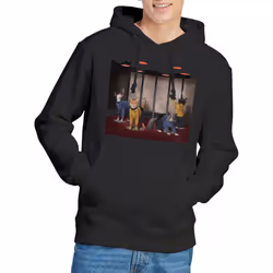 Star Trek Mens Beam Meow Up Hoodie - S, Black
