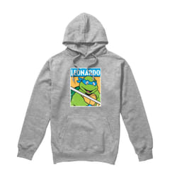 Teenage Mutant Ninja Turtles Mens Leonardo Hoodie - S, Sport Heather
